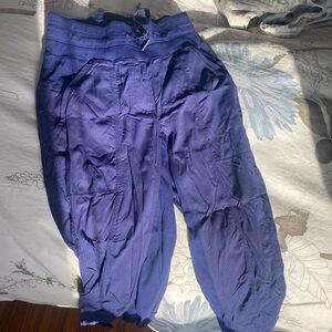 Navy/purple lululemon dance studio pants size 2